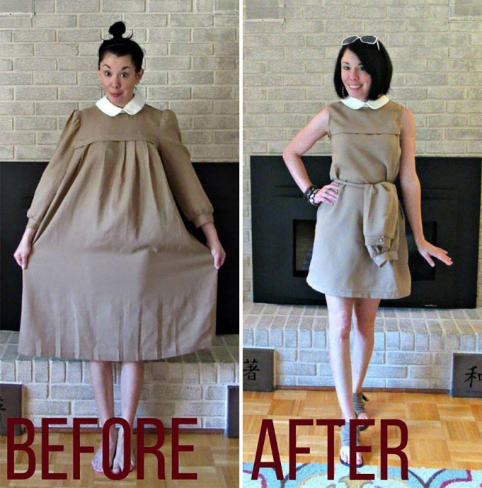 Woman Transforms Thrift-Store Clothes For $1 Into Elegant OutfitsArtist Woman Transforms Thrift-Store Clothes For $1 Into Elegant OutfitsArtist