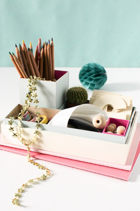 Nesting Desk Organizer