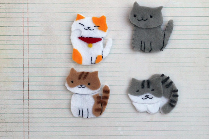 Felt Craft Kittens