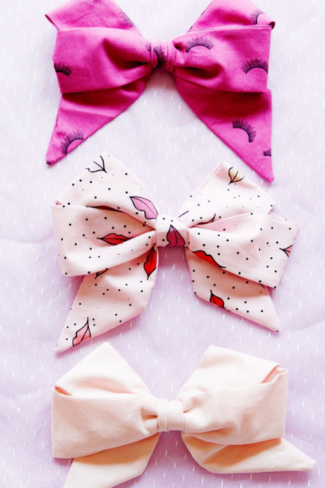 How To Make A Jojo Bow With Fabric