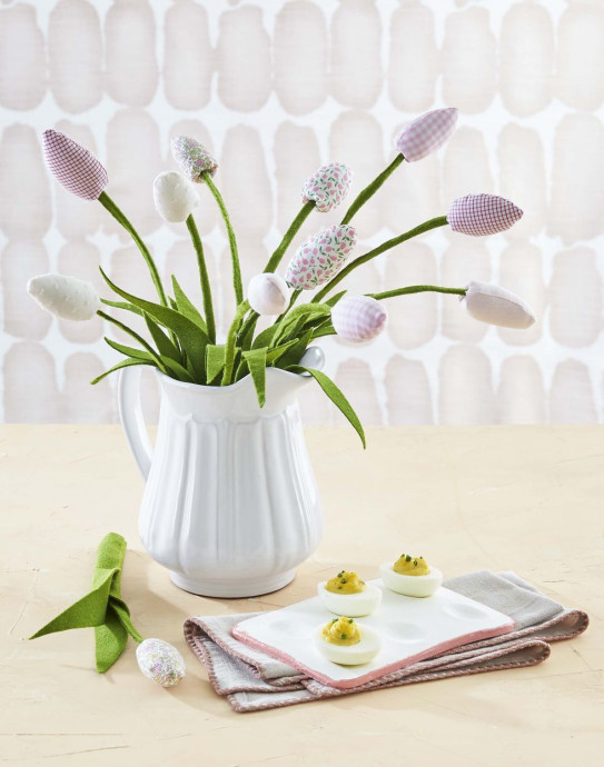Easy Fabric Tulips