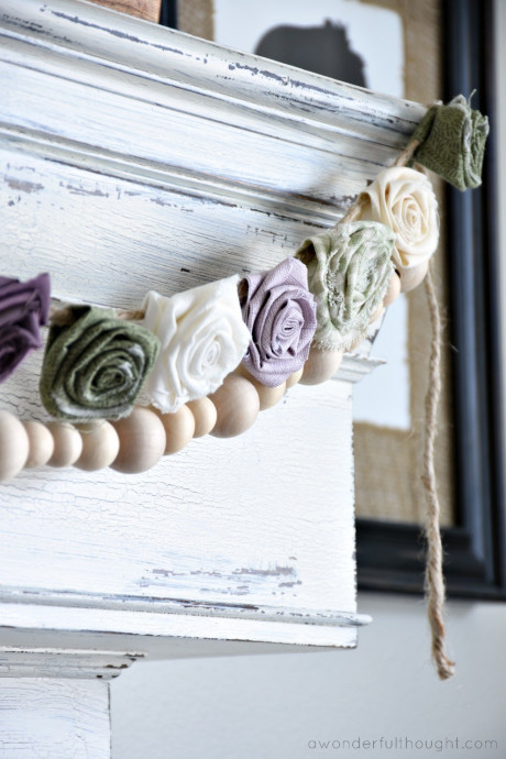 Diy Fabric Flower Garland