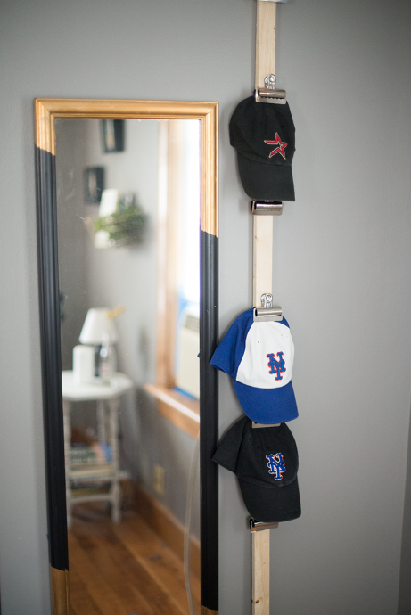 DIY Baseball Cap Storage DIY Baseball Cap Storage