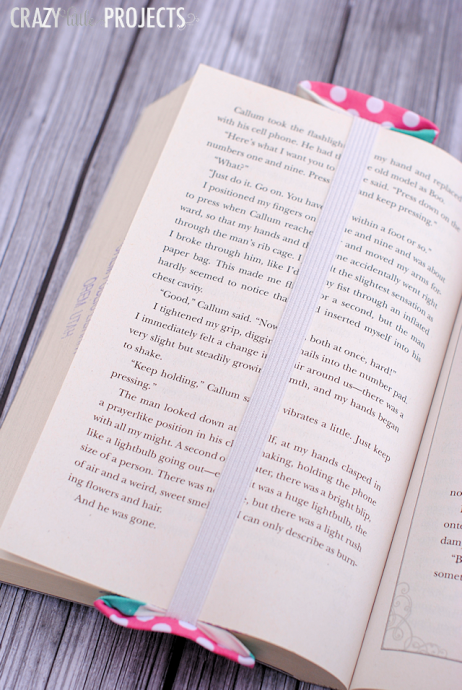Fabric and Elastic Bookmark Fabric and Elastic Bookmark
