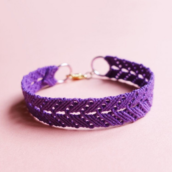 Openwork Macrame Bracelet