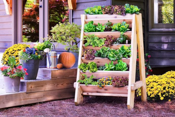 DIY Vertical Herb Garden