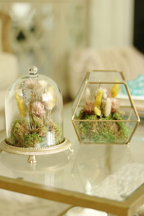 Dried Floral Terrarium