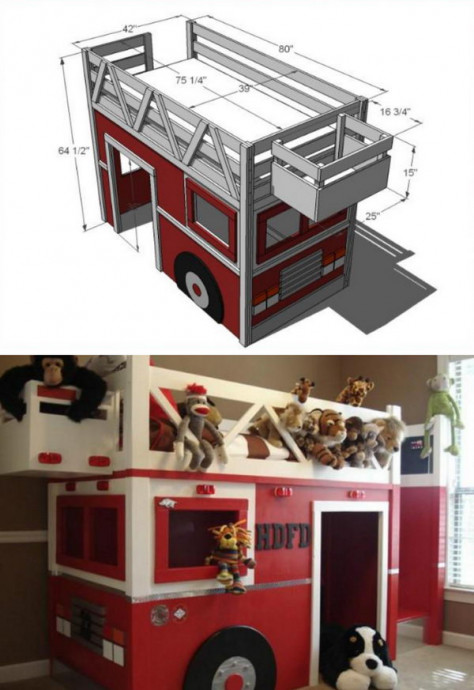 Cool DIY Kids Bunk Bed Ideas and Tutorials Cool DIY Kids Bunk Bed Ideas and Tutorials