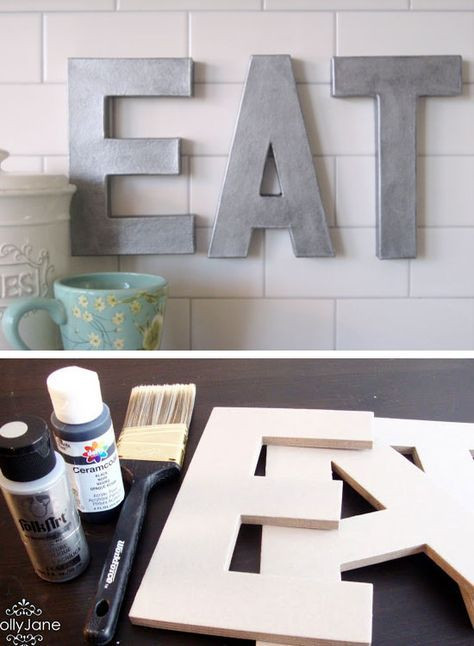 45 Awesome DIY Ideas for Making Your Own Decorative Letters