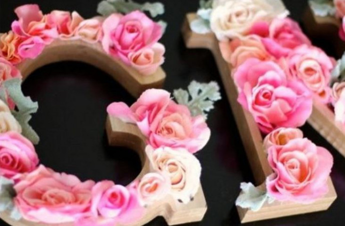 45 Awesome DIY Ideas for Making Your Own Decorative Letters