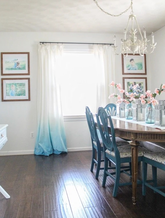 How to Paint Curtains — All Craft Ideas