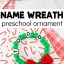 DIY Beaded Name Wreath