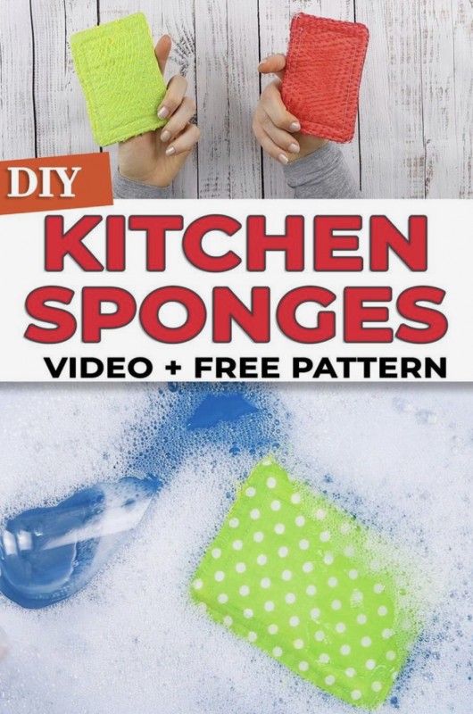 DIY Reusable Sponges — All Craft Ideas