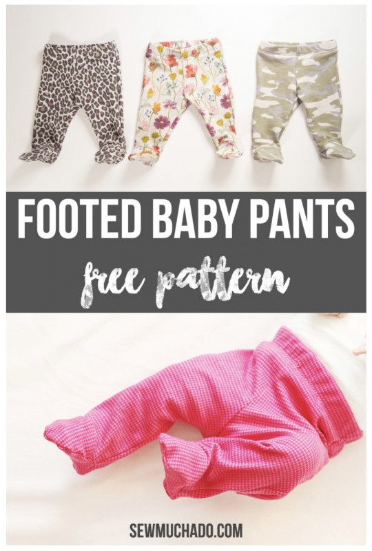 Cute Footed Baby Pants — All Craft Ideas