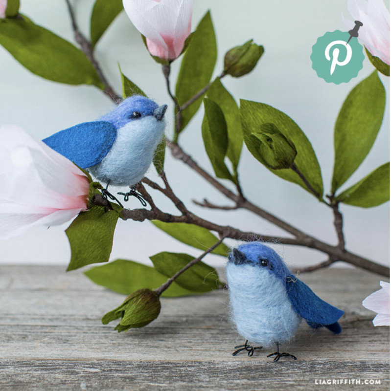 Easy Needle Felted Bird — AllCraftIdeas
