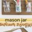 Make a Mason Jar Bathroom Organizer