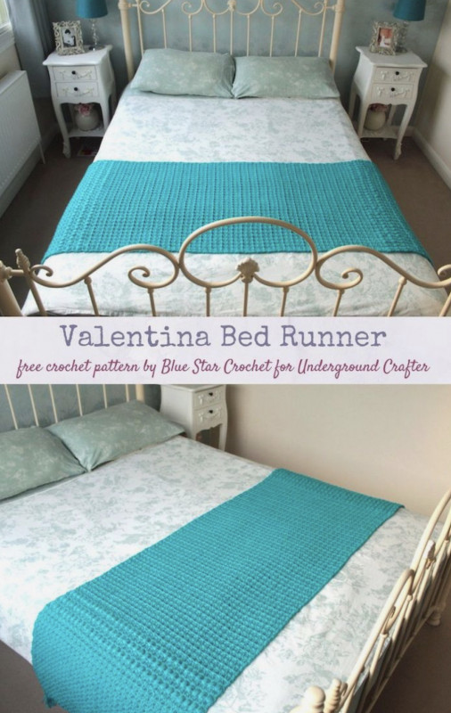 Super Easy Crochet Bed Runner — Craft Ideas