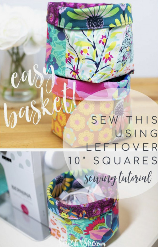 How to Sew Easy Baskets — All Craft Ideas
