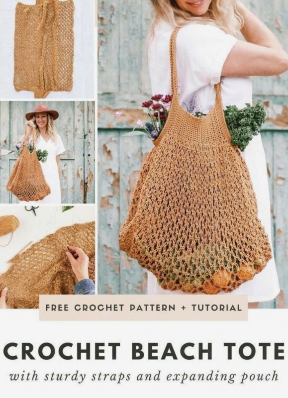 Crochet a Market Tote Bag — All Craft Ideas