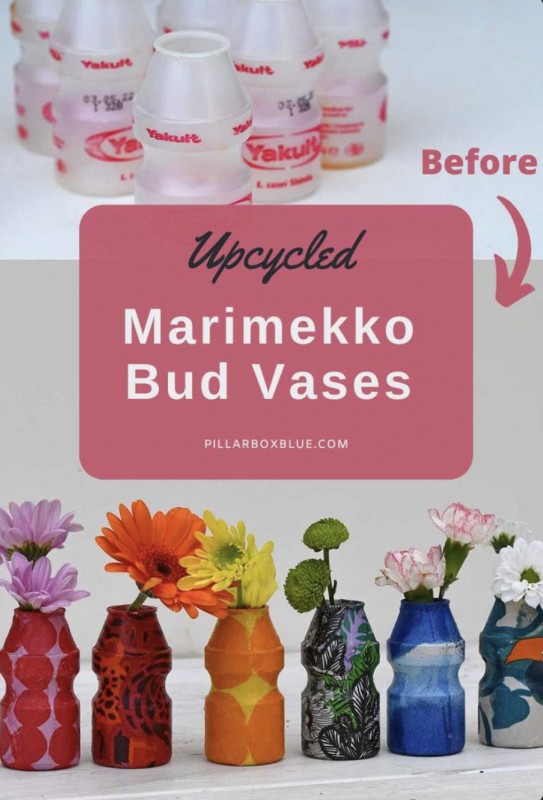 How To Make Cute Upcycled Mini Bud Vases — Craft Ideas