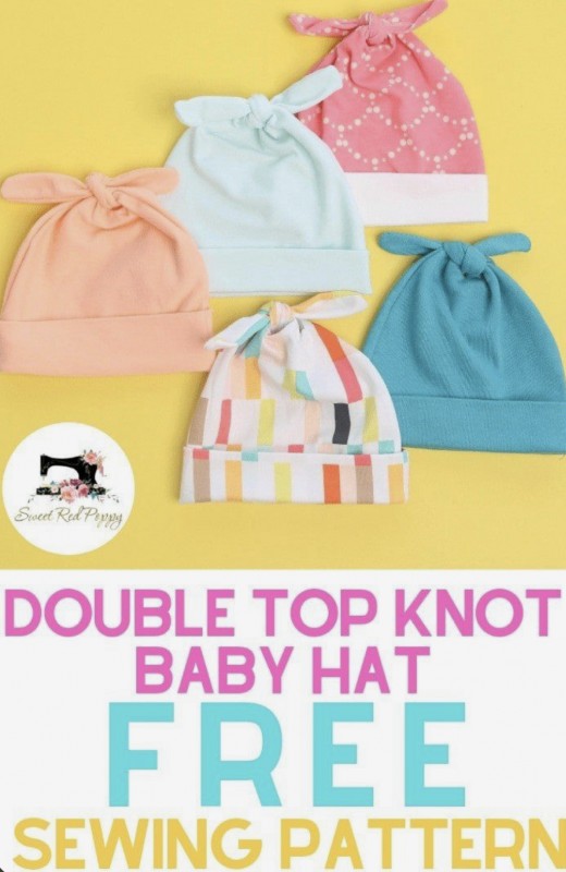 Double Top Knot Baby Hat — All Craft Ideas
