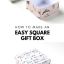 Easy DIY Gift Box With Lid