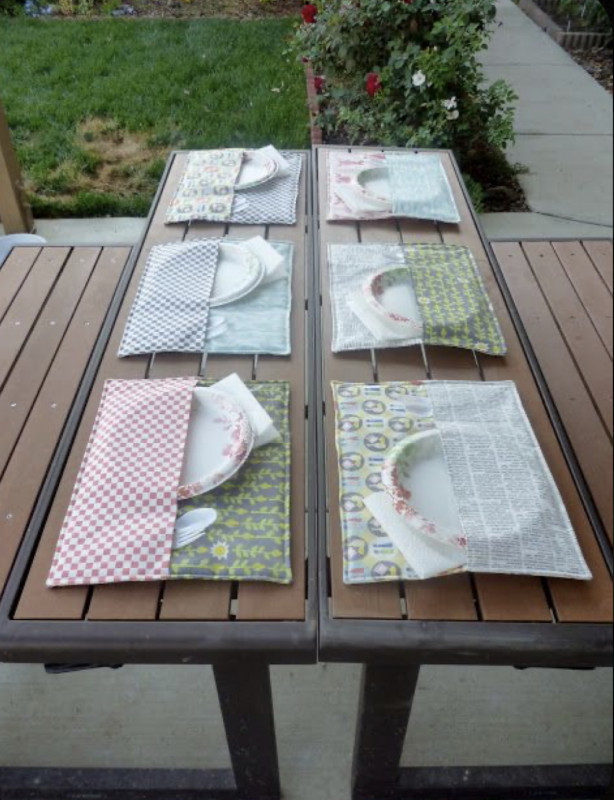 DIY Patio Placemats — All Craft Ideas