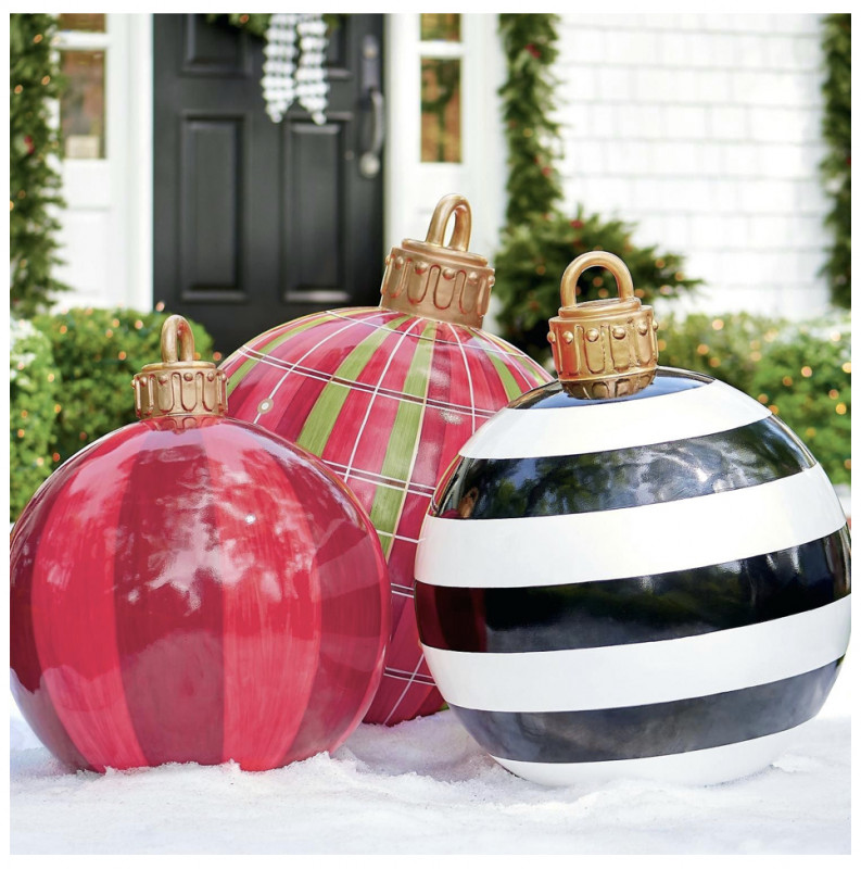 How to Make Large Outdoor Christmas Ornaments — All Craft Ideas