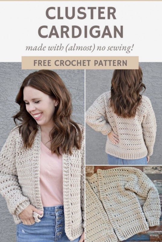 Crochet the Cluster Cardigan — All Craft Ideas