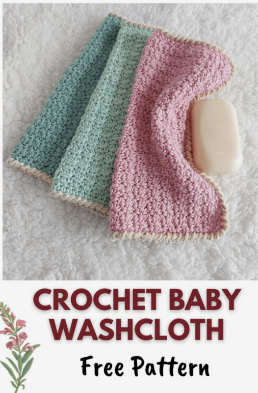 Crochet Baby Washcloth — All Craft Ideas