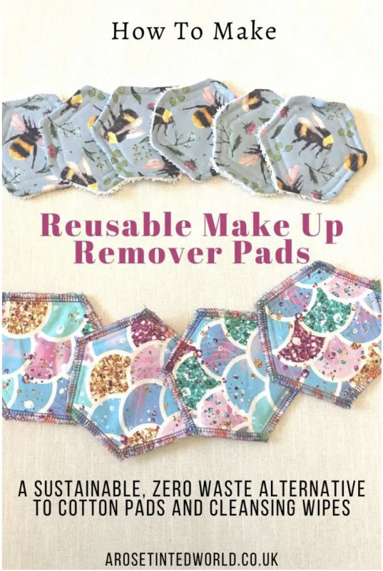 How To Make Reusable Make Up Remover Pads — Craft Ideas