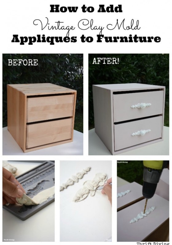 How to Make Furniture Appliques with Clay Molds — All Craft Ideas