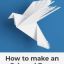 DIY Origami Peace Dove