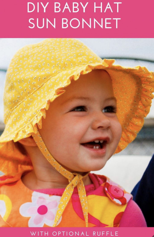 Easy Baby Sun Hat — All Craft Ideas