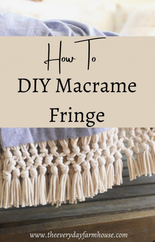 Macrame Fringe DIY Step by Step — All Craft Ideas