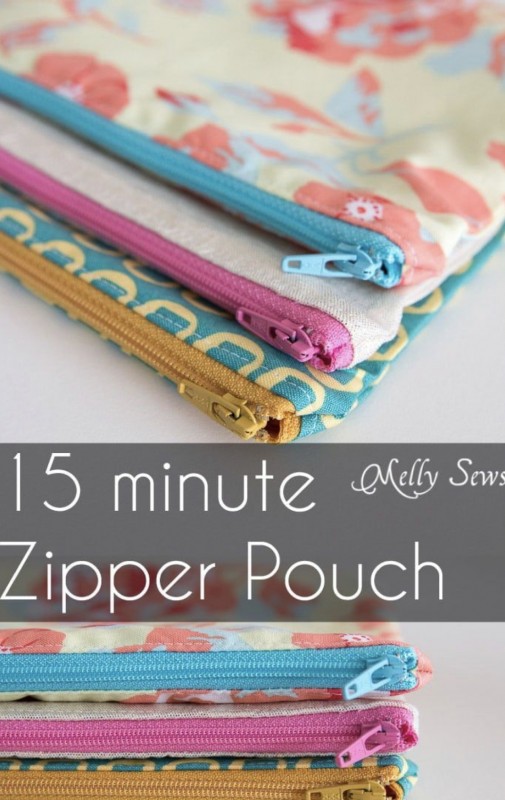 How to Sew a Zipper Pouch — All Craft Ideas