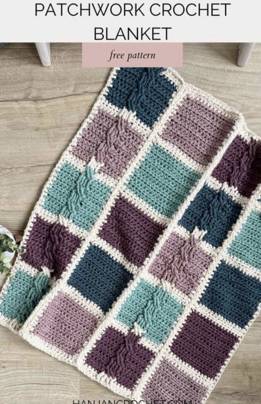Stunning Patchwork Crochet Blanket — All Craft Ideas