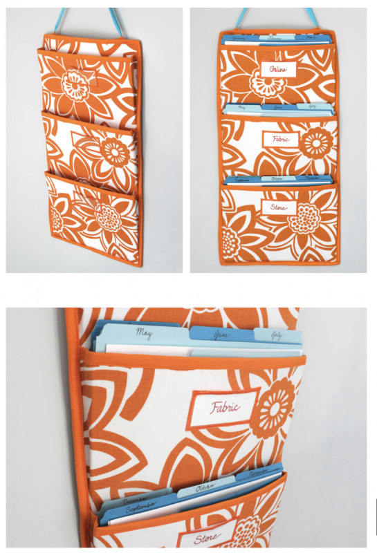 How to Make a Hanging Pocket Organizer — Craft Ideas