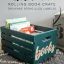 DIY Rolling Book Crate