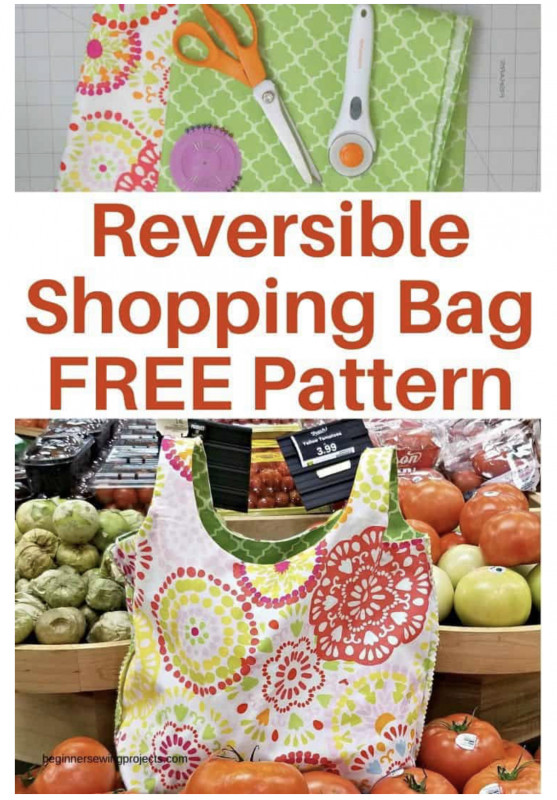 DIY Reversible Shopping Bag — All Craft Ideas