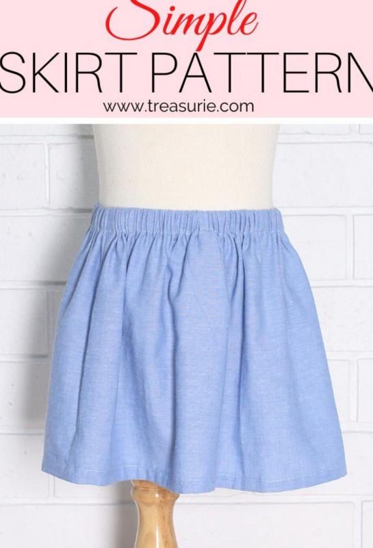 Elastic Skirt - Sewing Pattern — All Craft Ideas