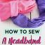 How to Sew a Headband with T-Shirt Scraps