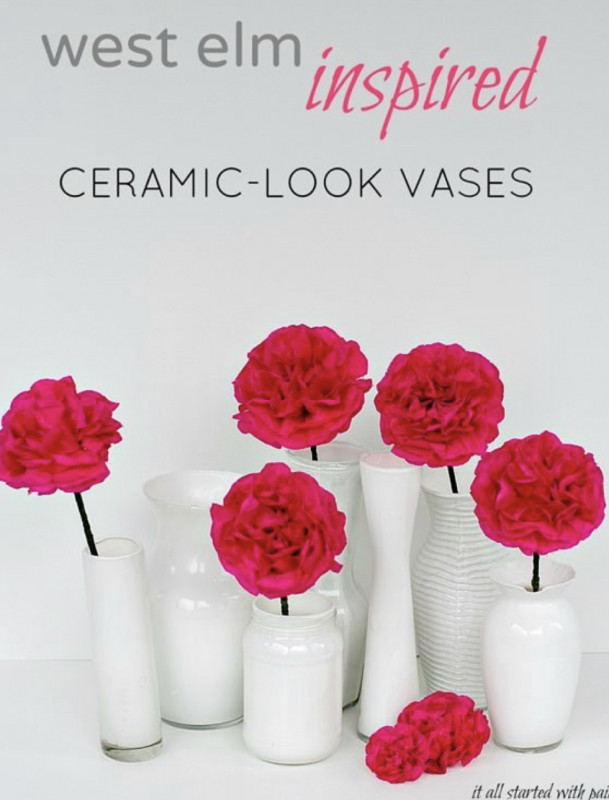 How To Make CeramicLook Vases — All Craft Ideas
