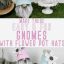 DIY Gnomes with Flower Pot Hats