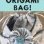 How to Easily Sew an Origami Bag Pouch from 2 Fabric Squares