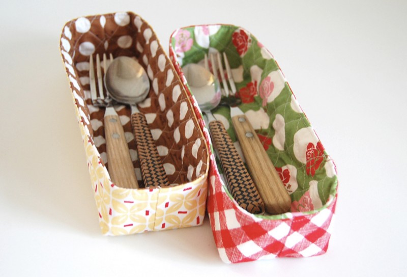 Super Easy Cutlery Basket — All Craft Ideas